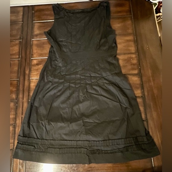 Tory Burch Black Pleated A-Line Dress | Size 12 - Picture 3 of 3